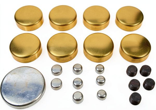 Melling Freeze Plug Kit Gold Brass Engine-0
