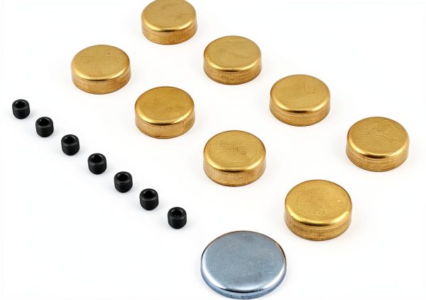 Speedmaster Gold Brass Engine Block Expansion Plug-1