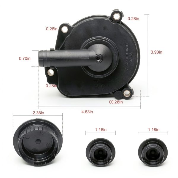 Forwinparts Oil Separator Cover Car Plastic Modern-3