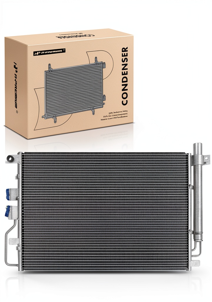 A-Premium air condenser installation on a Chevy Equinox
