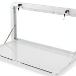 Folding RV Table Ritabiity Aluminum Modern White-0