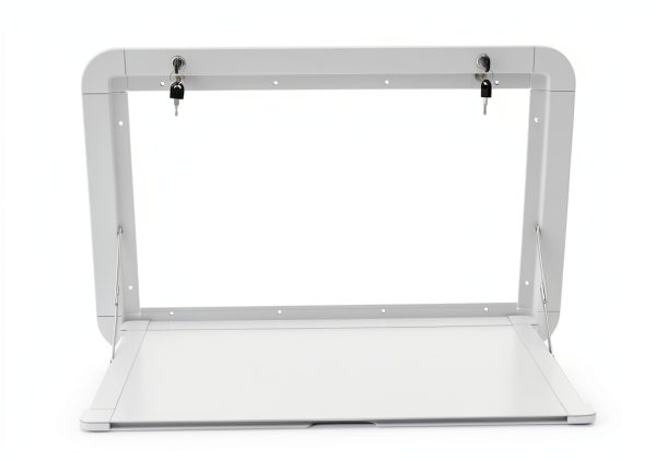 Folding RV Table Ritabiity Aluminum Modern White-5