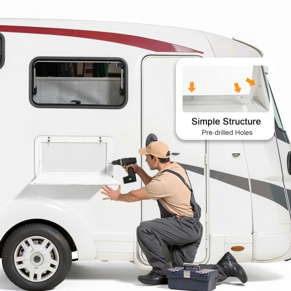 RV Folding Table CHINEGER Wall Mount Foldable-4