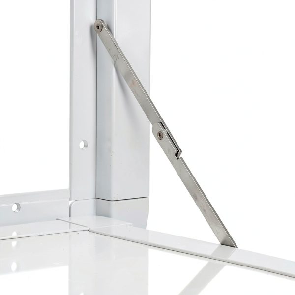 Folding RV Table Ritabiity Aluminum Modern White-6