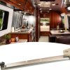 Acouto RV Folding Table Leg Silver 560‑930mm Telescopic Support-1