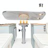 RV Table HWHongRV Dining with Engineered Wood Top White 31 Inch-4