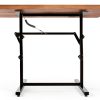 RecPro Folding Table Leg Black Alloy Steel Modern Design RP-FTL-BK-6