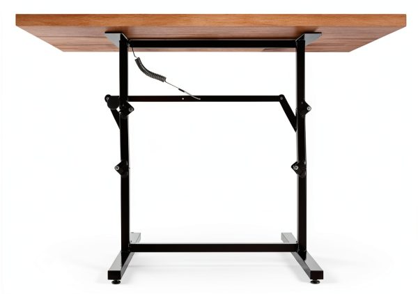 RecPro Folding Table Leg Black Alloy Steel Modern Design RP-FTL-BK-6