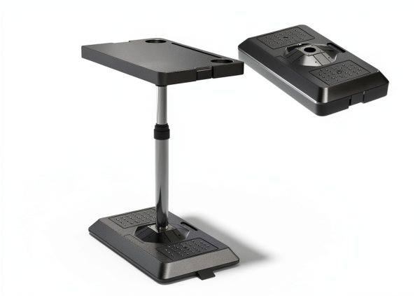 RV Adjustable Table HIYOUGO KSSKSNZZ Black 30×50cm Steel Legs-2