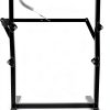 RecPro Folding Table Leg Black Alloy Steel Modern Design RP-FTL-BK-0