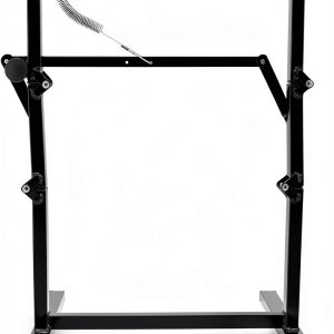 RecPro Folding Table Leg Black Alloy Steel Modern Design RP-FTL-BK-0