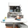 RV Table HWHongRV Dining with Engineered Wood Top White 31 Inch-1