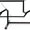 RecPro Folding Table Leg Black Alloy Steel Modern Design RP-FTL-BK-8