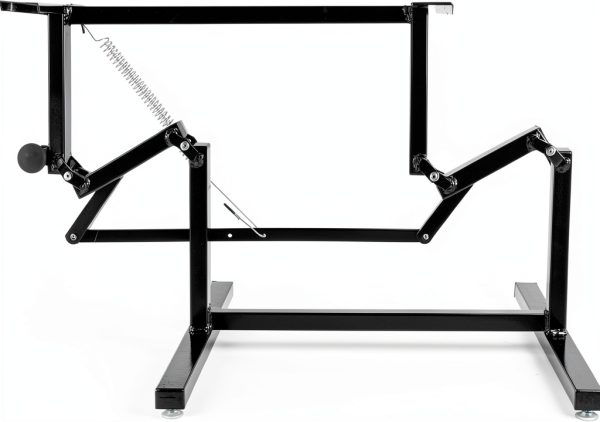 RecPro Folding Table Leg Black Alloy Steel Modern Design RP-FTL-BK-8