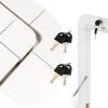 RV Folding Table YUYANSHOP Aluminum Foldable 31x18 White-6