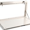 Venionwa Wall Mounted RV Folding Table White Aluminum 31.5" x 17.7"-0