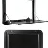 Ongniong Foldable RV Dinette Table Black Aluminum 31.5x17.7in-2
