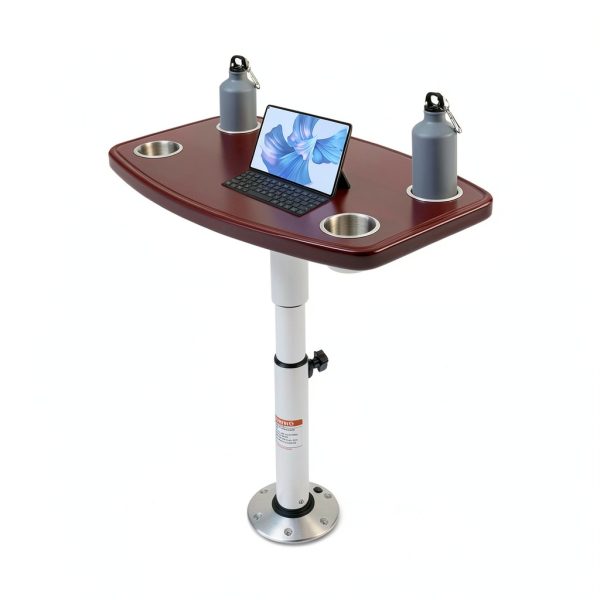 SBPKMARSCT Adjustable RV Table with Oak Top Brown 23.62x14.96in-7