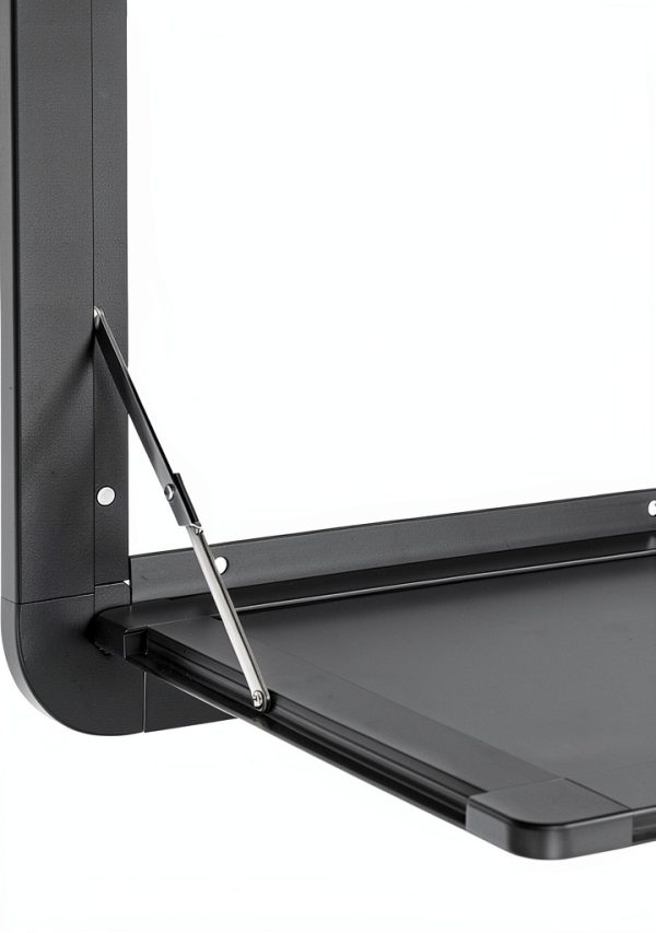 Foldable RV Table DUTTIETY Aluminum Black 31.5 x 17.72 Inch JJ9YB-LX-5