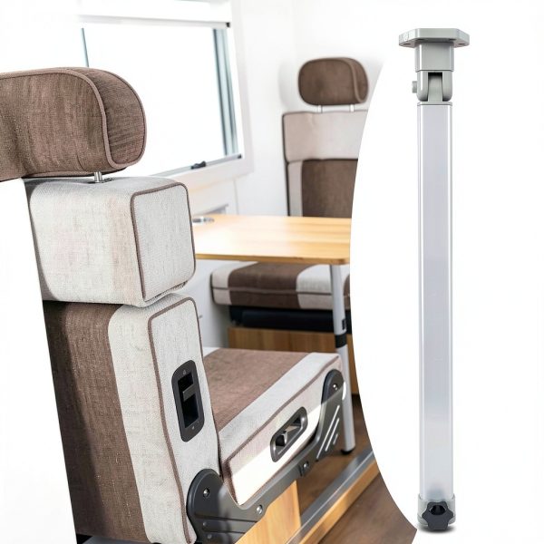 Acouto RV Folding Table Leg Silver 560‑930mm Telescopic Support-3