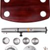 SBPKMARSCT Adjustable RV Table with Oak Top Brown 23.62x14.96in-2