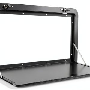 NEATOOM RV Foldable Table DMOPV Black Aluminum 27x14 Inch 55lb-0