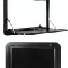 Foldable RV Table DUTTIETY Aluminum Black 31.5 x 17.72 Inch JJ9YB-LX-1