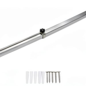 Acouto RV Folding Table Leg Silver 560‑930mm Telescopic Support-0