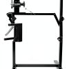 RecPro Folding Table Leg Black Alloy Steel Modern Design RP-FTL-BK-3