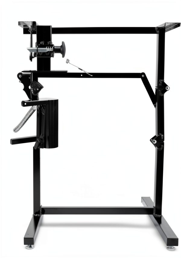 RecPro Folding Table Leg Black Alloy Steel Modern Design RP-FTL-BK-3