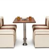 Qualitex Monument RV Dinette with Blanco Table Bisque Light Antelope-2