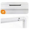 Venionwa Wall Mounted RV Folding Table White Aluminum 31.5" x 17.7"-4
