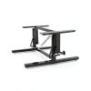 RecPro Folding Table Leg Black Alloy Steel Modern Design RP-FTL-BK-2