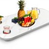 RV Table HWHongRV Dining with Engineered Wood Top White 31 Inch-5