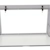 Venionwa Wall Mounted RV Folding Table White Aluminum 31.5" x 17.7"-8