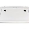 BENTFL Folding RV Table White 31.5 x 17.7 in Aluminum Dining-2