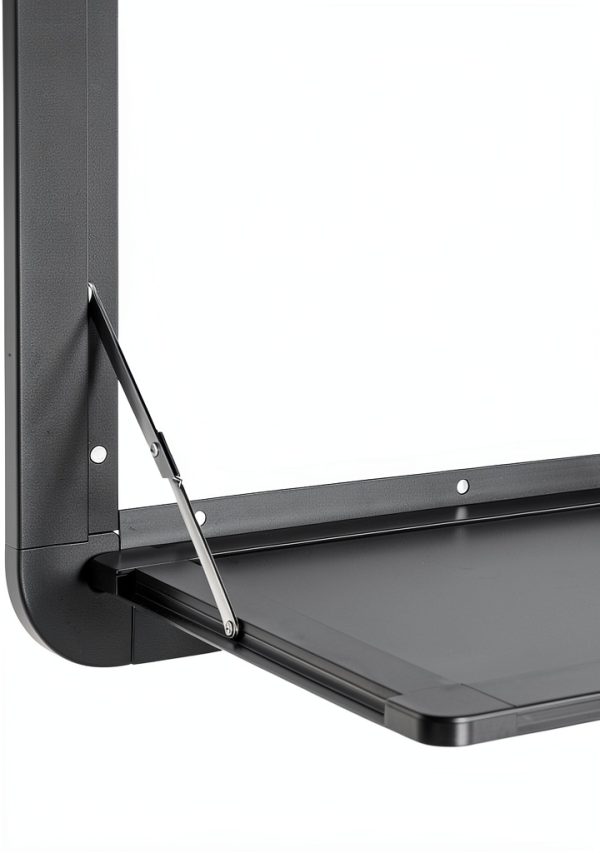 Ongniong Foldable RV Dinette Table Black Aluminum 31.5x17.7in-7