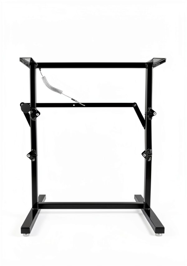 RecPro Folding Table Leg Black Alloy Steel Modern Design RP-FTL-BK-4