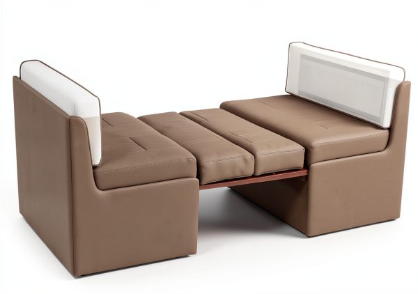 Qualitex Ethos Dinette with Blanco Table Black Finish RV Dining-4