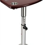 SBPKMARSCT Adjustable RV Table with Oak Top Brown 23.62x14.96in-0