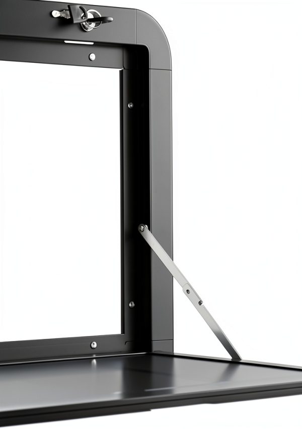 NEATOOM RV Foldable Table DMOPV Black Aluminum 27x14 Inch 55lb-8