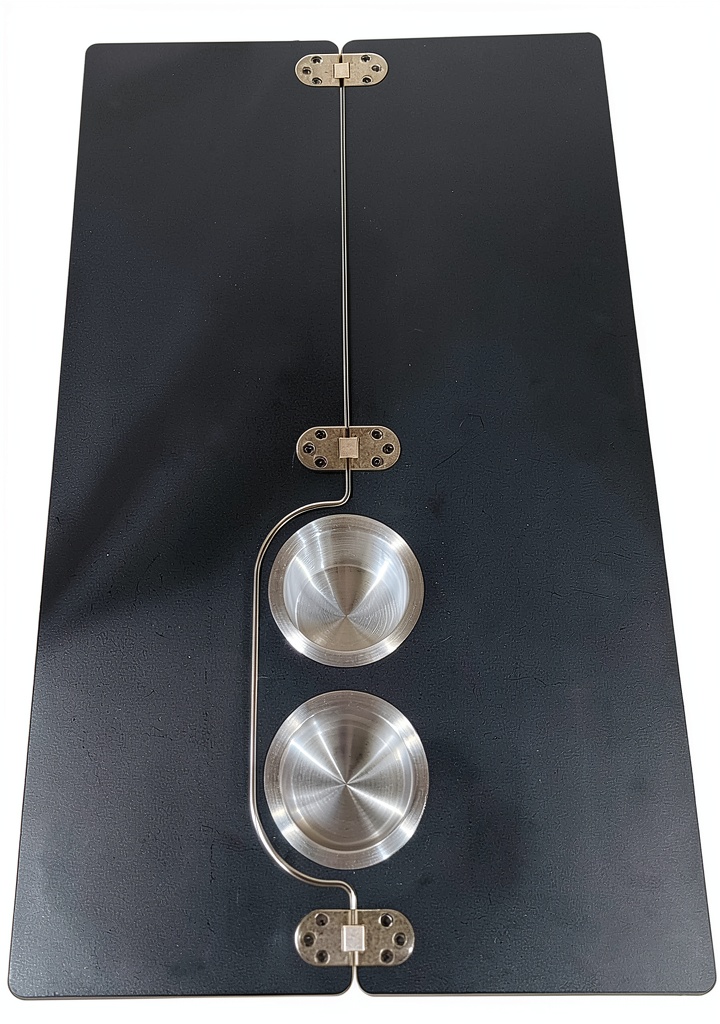 Product front view showing all components