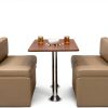 Qualitex Ethos Dinette with Blanco Table Black Finish RV Dining-2
