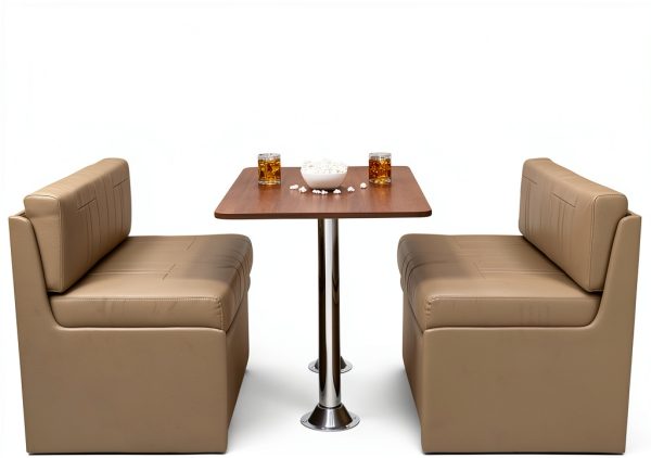 Qualitex Ethos Dinette with Blanco Table Black Finish RV Dining-2