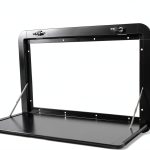 Ongniong Foldable RV Dinette Table Black Aluminum 31.5x17.7in-0