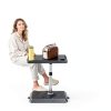 RV Adjustable Table HIYOUGO KSSKSNZZ Black 30×50cm Steel Legs-3