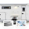Venionwa Wall Mounted RV Folding Table White Aluminum 31.5" x 17.7"-2