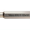 800 MICRO BITS 0.50 x 3.0 x 30 mm Wera Specialty Screwdriver Bit Set-0