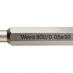 800 MICRO BITS 0.50 x 3.0 x 30 mm Wera Specialty Screwdriver Bit Set-0