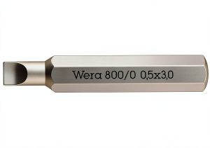 800 MICRO BITS 0.50 x 3.0 x 30 mm Wera Specialty Screwdriver Bit Set-0
